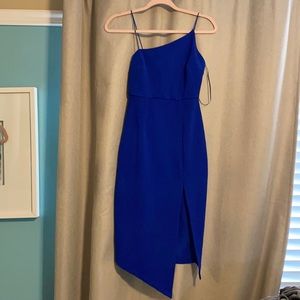Hello molly outta cash midi dress royal blue XS